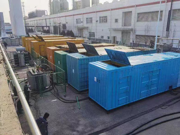 山东柴油发电机出租案例展示
